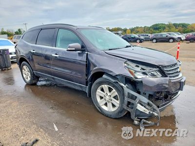 Czwarte zdjęcie samochodu z boku: 2014 CHEVROLET TRAVERSE VIN:1GNKVGKD9EJ299564 - miniatura
