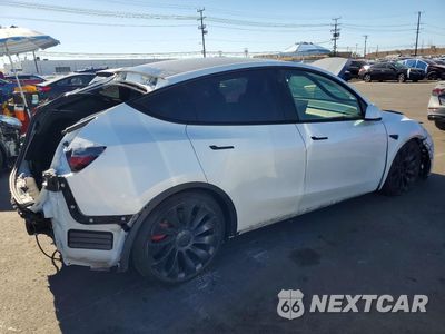 Trzecie zdjęcie samochodu z tyłu: 2022 TESLA MODEL Y VIN:7SAYGDEF0NF440332 - miniatura