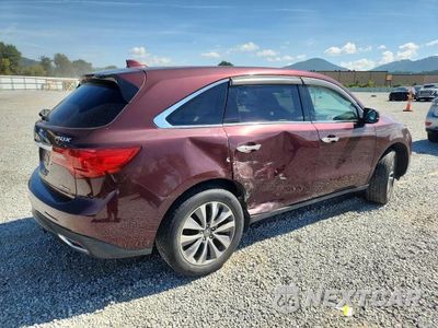 Trzecie zdjęcie samochodu z tyłu: 2014 ACURA MDX TECHNOLOGY VIN:5FRYD4H6XEB007181 - miniatura