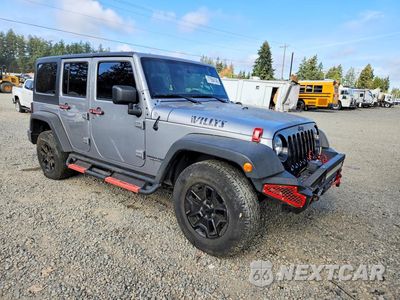 Czwarte zdjęcie samochodu z boku: 2018 JEEP WRANGLER UNLIMITED SPORT VIN:1C4BJWDG7JL867427 - miniatura