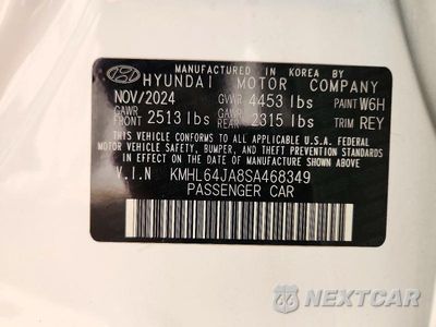 Zdjęcie 13 z 13 samochodu: 2025 HYUNDAI SONATA SEL VIN:KMHL64JA8SA468349 - miniatura