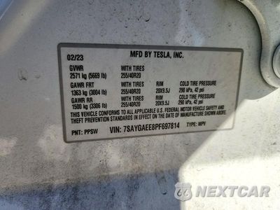 Zdjęcie 13 z 13 samochodu: 2023 TESLA MODEL Y VIN:7SAYGAEE8PF697814 - miniatura