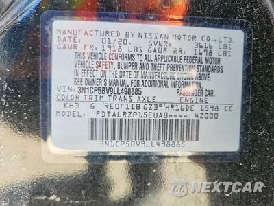 Zdjęcie 14 z 14 samochodu: 2020 NISSAN KICKS S VIN:3N1CP5BV9LL498885 - miniatura