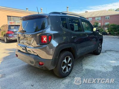 Czwarte zdjęcie samochodu z boku: 2021 JEEP RENEGADE TRAILHAWK VIN:ZACNJDC18MPM20651 - miniatura