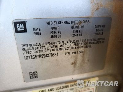 Zdjęcie 12 z 12 samochodu: 2009 CHEVROLET MALIBU LS VIN:1G1ZG57K994270334 - miniatura