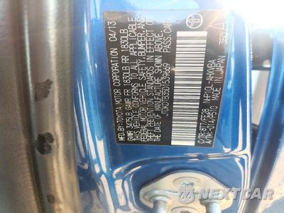 Zdjęcie 12 z 12 samochodu: 2013 TOYOTA PRIUS C ONE VIN:JTDKDTB35D1539669 - miniatura