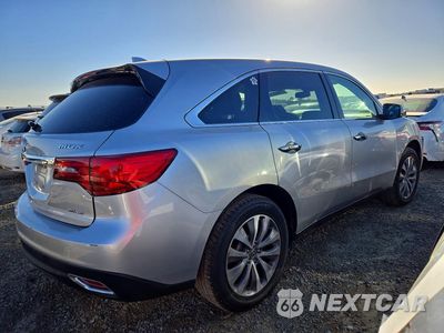 Trzecie zdjęcie samochodu z tyłu: 2014 ACURA MDX TECHNOLOGY VIN:5FRYD4H40EB048885 - miniatura