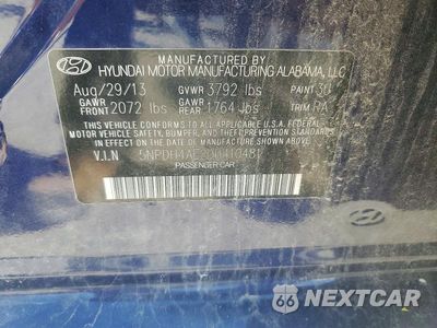 Zdjęcie 12 z 12 samochodu: 2013 HYUNDAI ELANTRA GLS VIN:5NPDH4AE2DH410481 - miniatura