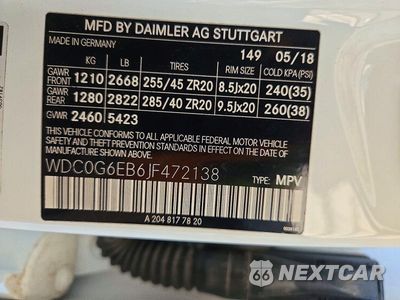 Zdjęcie 13 z 13 samochodu: 2018 MERCEDES-BENZ GLC 43 4MATIC AMG VIN:WDC0G6EB6JF472138 - miniatura