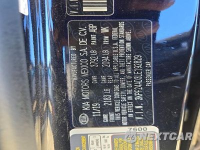 Zdjęcie 12 z 12 samochodu: 2020 KIA FORTE FE VIN:3KPF24AD3LE192829 - miniatura