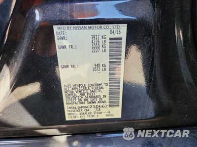 Zdjęcie 12 z 12 samochodu: 2016 NISSAN ALTIMA 2.5 SR VIN:1N4AL3APXGC210662 - miniatura