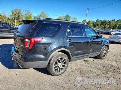 Trzecie zdjęcie samochodu z tyłu: 2017 FORD EXPLORER SPORT VIN:1FM5K8GT9HGB68278 - miniatura