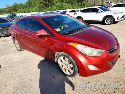 Czwarte zdjęcie samochodu z boku: 2012 HYUNDAI ELANTRA LIMITED VIN:KMHDH4AE2CU240610 - miniatura