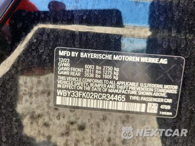 Zdjęcie 13 z 13 samochodu: 2024 BMW I5 EDRIVE 40 VIN:WBY33FK02RCR34465 - miniatura