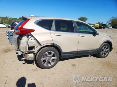 Trzecie zdjęcie samochodu z tyłu: 2017 HONDA CR-V EXL VIN:5J6RW2H82HL077548 - miniatura