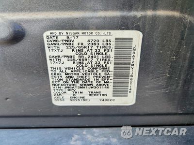 Zdjęcie 13 z 13 samochodu: 2018 NISSAN ROGUE SV VIN:JN8AT2MV1JW301148 - miniatura
