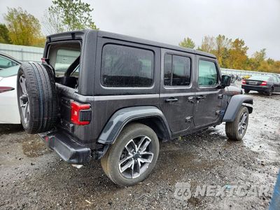 Trzecie zdjęcie samochodu z tyłu: 2024 JEEP WRANGLER 4XE VIN:1C4RJXN63RW356172 - miniatura