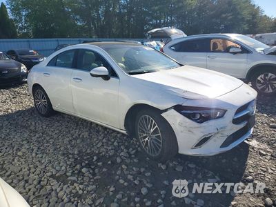 Czwarte zdjęcie samochodu z boku: 2021 MERCEDES-BENZ CLA 250 4MATIC VIN:W1K5J4HB5MN173740 - miniatura