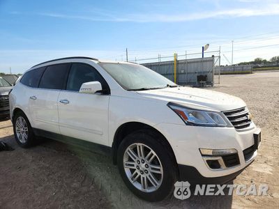 Czwarte zdjęcie samochodu z boku: 2015 CHEVROLET TRAVERSE LT VIN:1GNKVGKD3FJ157583 - miniatura