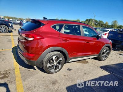 Trzecie zdjęcie samochodu z tyłu: 2018 HYUNDAI TUCSON VALUE VIN:KM8J3CA24JU783939 - miniatura