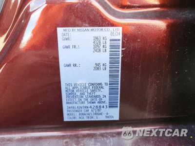 Zdjęcie 12 z 12 samochodu: 2024 NISSAN ALTIMA SV VIN:1N4BL4DV3RN428843 - miniatura