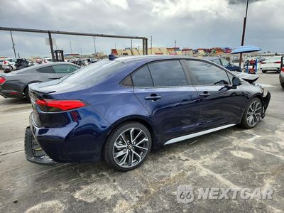 Trzecie zdjęcie samochodu z tyłu: 2020 TOYOTA COROLLA SE VIN:5YFP4RCE7LP022344 - miniatura