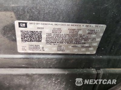 Zdjęcie 13 z 13 samochodu: 2018 CHEVROLET EQUINOX LT VIN:3GNAXSEV9JS643626 - miniatura