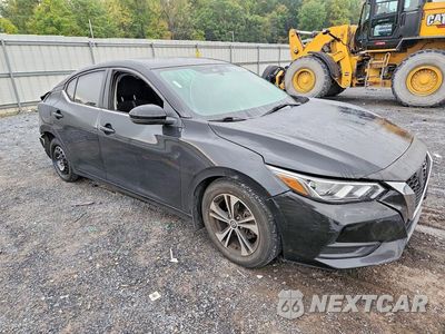 Czwarte zdjęcie samochodu z boku: 2021 NISSAN SENTRA SV VIN:3N1AB8CV3MY272206 - miniatura