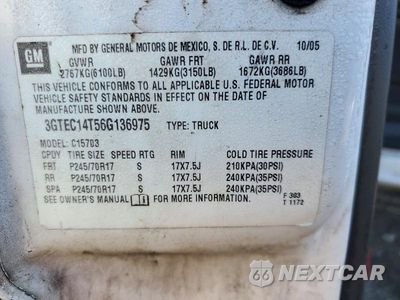 Zdjęcie 12 z 12 samochodu: 2006 GMC NEW SIERRA C1500 VIN:3GTEC14T56G136975 - miniatura