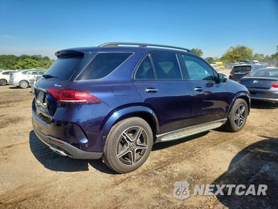 Trzecie zdjęcie samochodu z tyłu: 2022 MERCEDES-BENZ GLE 350 4MATIC VIN:4JGFB4KE2NA613058 - miniatura