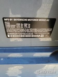 Zdjęcie 13 z 13 samochodu: 2023 BMW 330I VIN:3MW69FF00P8D43656 - miniatura
