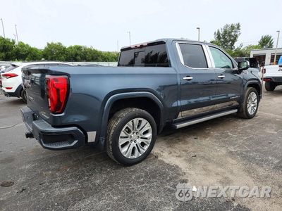 Trzecie zdjęcie samochodu z tyłu: 2020 GMC SIERRA K1500 DENALI VIN:3GTU9FEL7LG420092 - miniatura