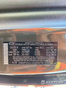 Zdjęcie 13 z 13 samochodu: 2025 HYUNDAI SANTA FE CALLIGRAPHY VIN:5NMP5DGL3SH096734 - miniatura