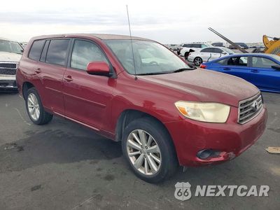 Czwarte zdjęcie samochodu z boku: 2008 TOYOTA HIGHLANDER BASE VIN:JTEES41A182071394 - miniatura