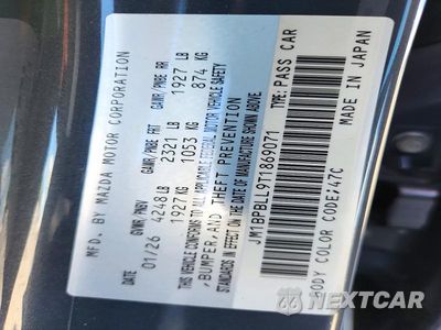 Zdjęcie 12 z 12 samochodu: 2026 MAZDA 3 PREFERRED VIN:JM1BPBLL9T1869071 - miniatura