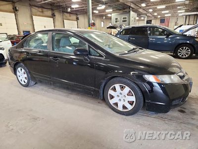 Czwarte zdjęcie samochodu z boku: 2011 HONDA CIVIC LX VIN:19XFA1F54BE037109 - miniatura