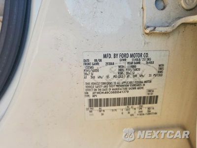 Zdjęcie 13 z 13 samochodu: 2008 FORD EDGE LIMITED VIN:2FMDK49C08BB41379 - miniatura