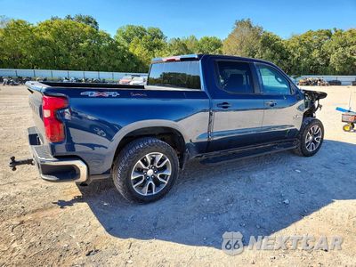 Trzecie zdjęcie samochodu z tyłu: 2020 CHEVROLET SILVERADO K1500 LT VIN:3GCPYDEK8LG204411 - miniatura