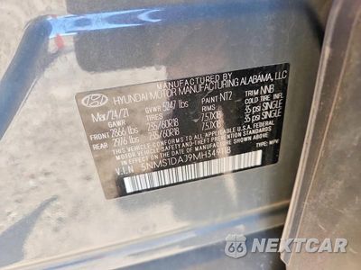 Zdjęcie 12 z 12 samochodu: 2021 HYUNDAI SANTA FE SE VIN:5NMS1DAJ9MH349118 - miniatura