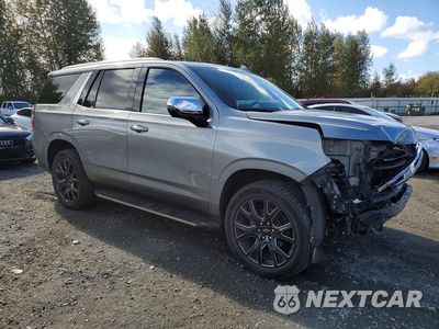 Czwarte zdjęcie samochodu z boku: 2023 CHEVROLET TAHOE K1500 PREMIER VIN:1GNSKSKD9PR334619 - miniatura