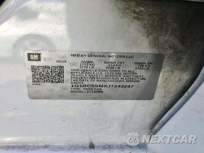 Zdjęcie 12 z 12 samochodu: 2018 CHEVROLET CRUZE LS VIN:1G1BC5SMXJ7243247 - miniatura