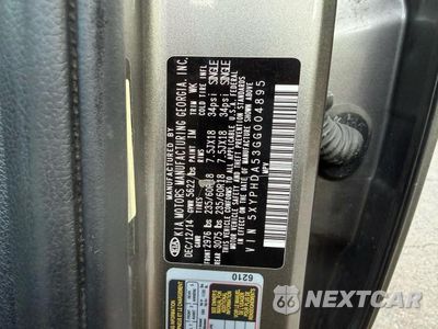 Zdjęcie 10 z 10 samochodu: 2016 KIA SORENTO EX VIN:5XYPHDA53GG004895 - miniatura