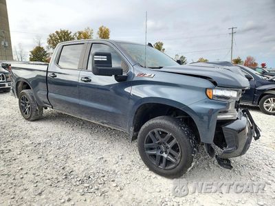 Czwarte zdjęcie samochodu z boku: 2021 CHEVROLET SILVERADO K1500 LT TRAIL BOSS VIN:1GCPYFEL6MZ153593 - miniatura