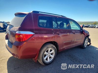 Trzecie zdjęcie samochodu z tyłu: 2010 TOYOTA HIGHLANDER SE VIN:5TDKK3EH1AS010280 - miniatura