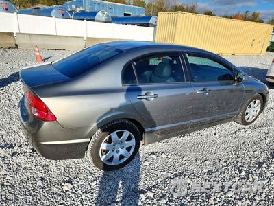 Trzecie zdjęcie samochodu z tyłu: 2007 HONDA CIVIC LX VIN:1HGFA16557L109385 - miniatura