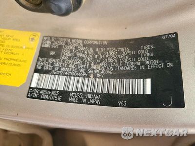 Zdjęcie 12 z 12 samochodu: 2005 TOYOTA HIGHLANDER BASE VIN:JTEGP21A450044695 - miniatura