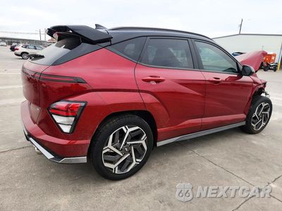 Trzecie zdjęcie samochodu z tyłu: 2024 HYUNDAI KONA N LINE VIN:KM8HA3A39RU167601 - miniatura