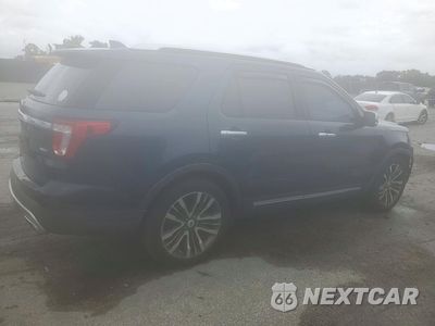 Trzecie zdjęcie samochodu z tyłu: 2017 FORD EXPLORER PLATINUM VIN:1FM5K8HT7HGD23442 - miniatura