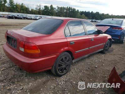 Trzecie zdjęcie samochodu z tyłu: 1997 HONDA CIVIC LX VIN:1HGEJ6673VL020860 - miniatura