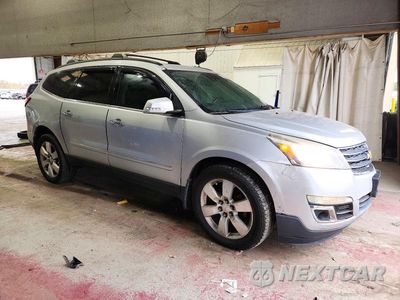 Czwarte zdjęcie samochodu z boku: 2014 CHEVROLET TRAVERSE LTZ VIN:1GNKVJKD0EJ112838 - miniatura
